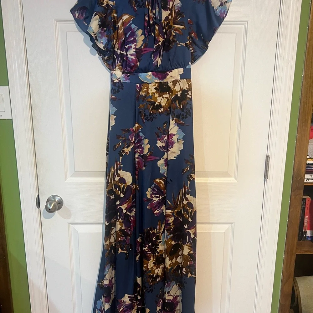 ALI & JAY Vibrant Blue and Purple Dress - Picture 3 of 5